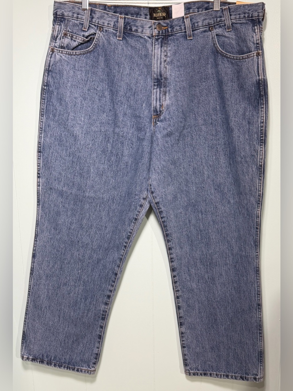 RedHead Men's Relaxed Fit Washed Blue Jeans